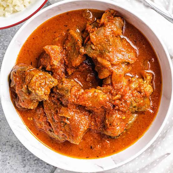 Nigerian Goat Meat Stew